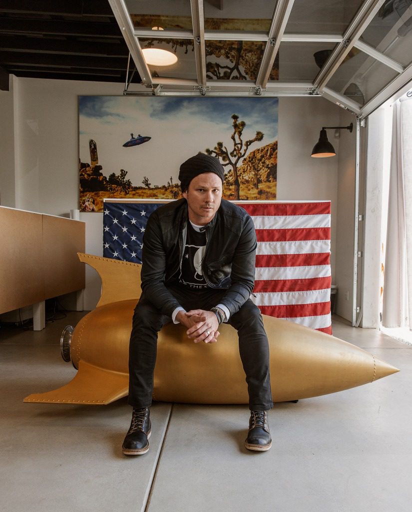 Tom Delonge at the To the Stars Academy offices in March of 2016.