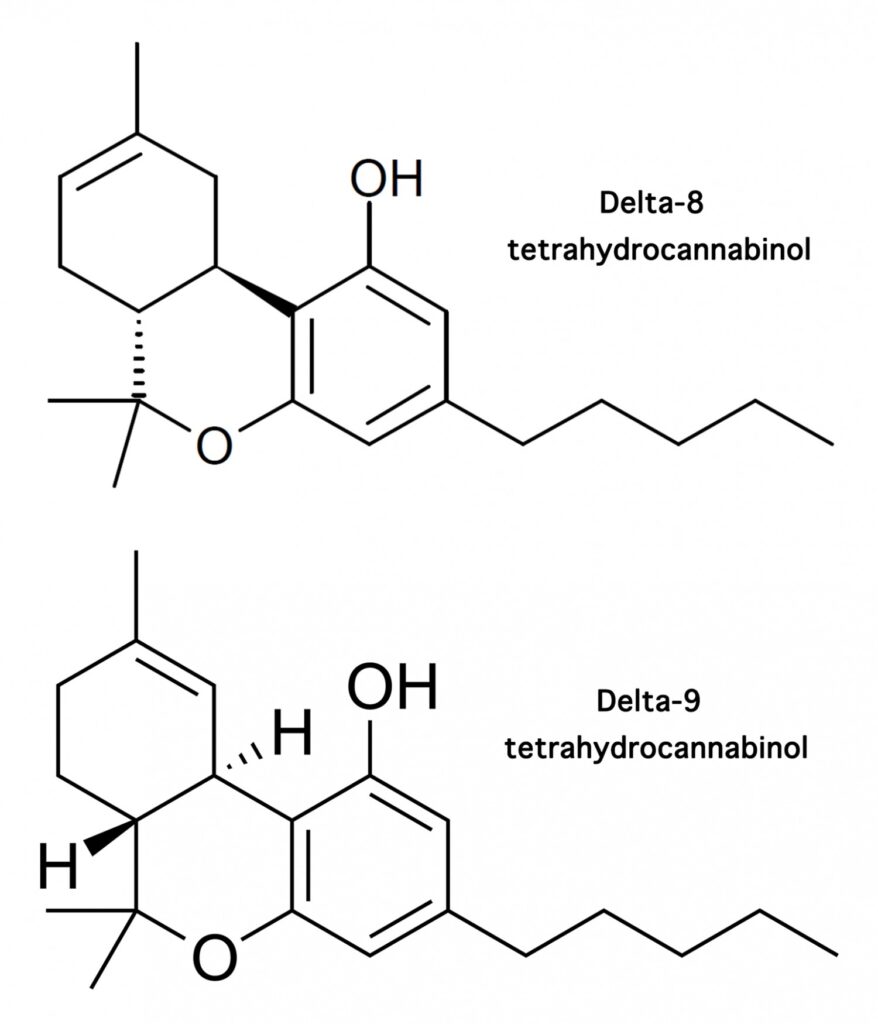 delta 8 thc delta 9 thc Tetrahydrocannabinol
