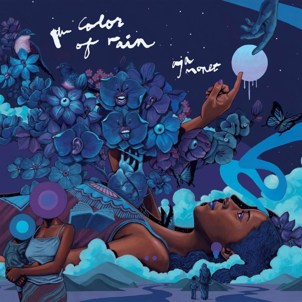 aja monet: the color of rain album art