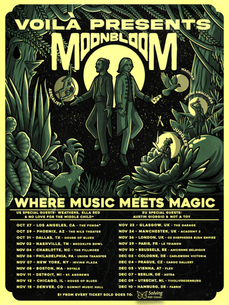 VOILÀ Announce Ambitious 'Moonbloom' World Tour