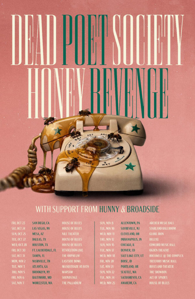 Dead Poet Society Announce Co-Headlining Tour With Honey Revenge