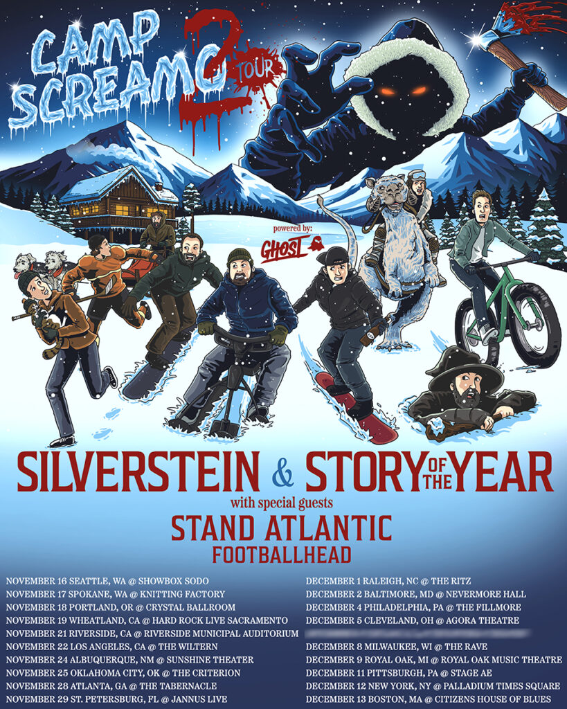 Silverstein & Story Of The Year Announce Second Leg of Camp Screamo Tour